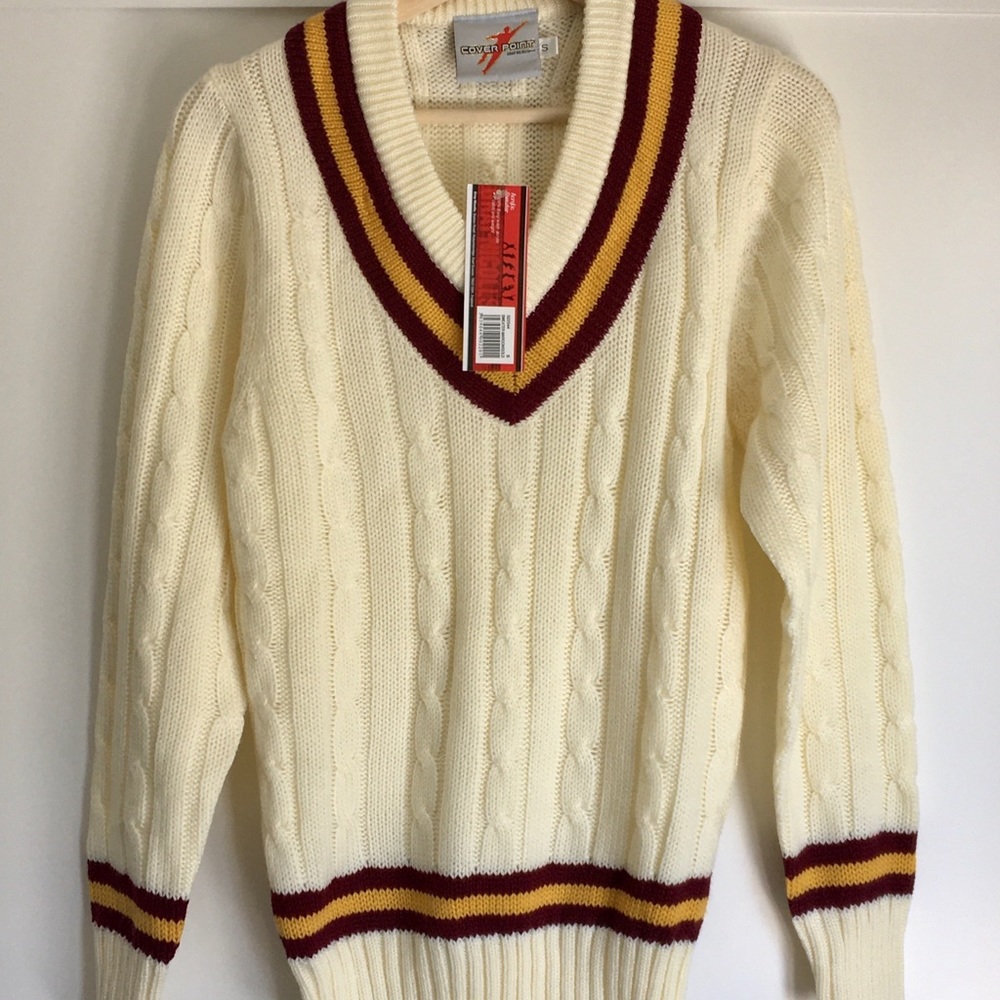 NWT British Cricket jumper